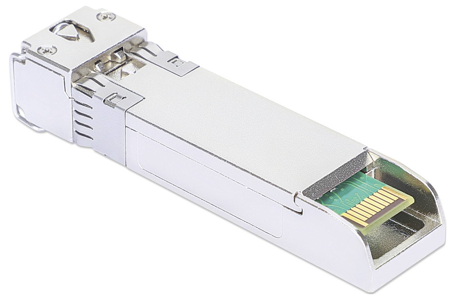 Intellinet 508766 Mini-GBIC Transceiver für LWL-Kabel 10GBase-SR (LC) Multimode 300m HPE-komp. Transceiver-Modul 10 GBit/s 300m