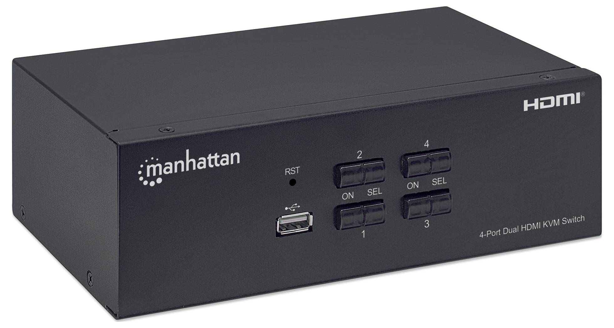 Manhattan 153539 KVM-Umschalter HDMI Tastatur 3840 x 2160 Pixel