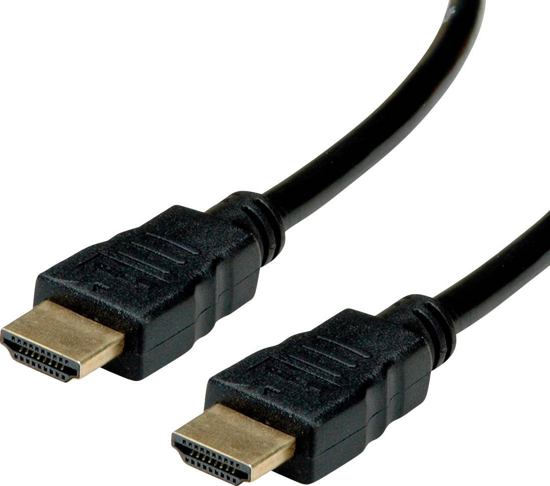 Roline recycled material HDMI Anschlusskabel HDMI-A Stecker 3m Schwarz 11.45.5733 HDMI-Kabel