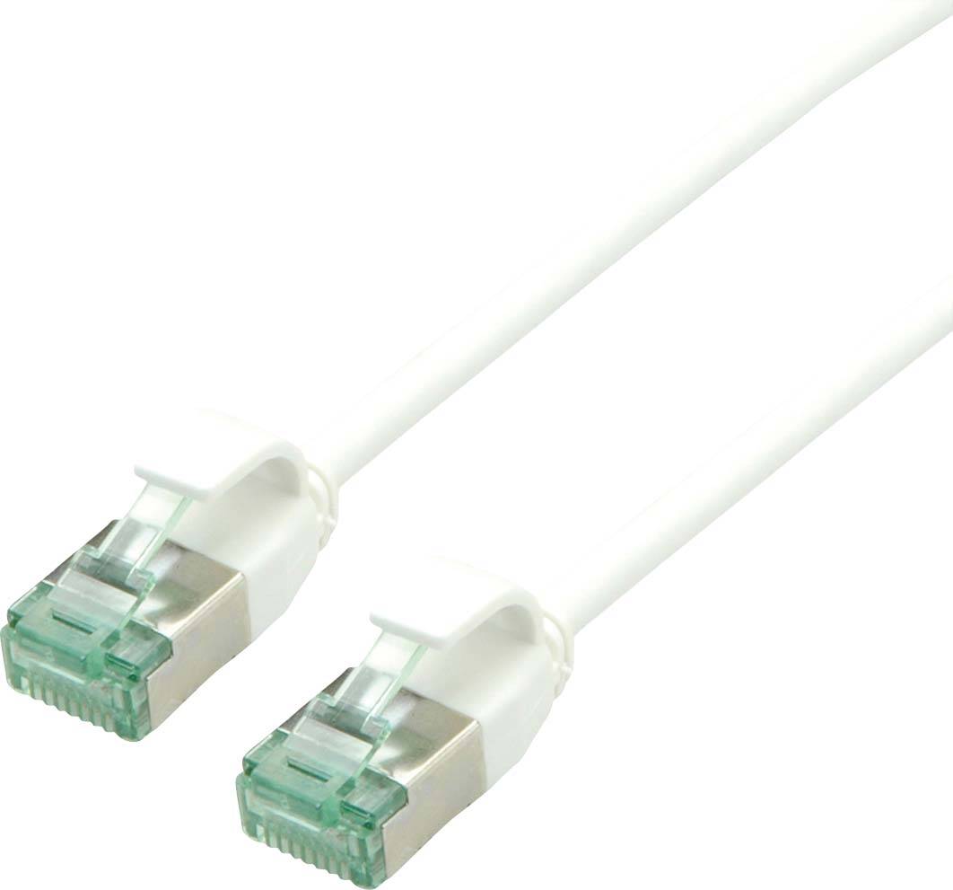 Roline recycled material RJ45 (gekreuzt) Netzwerk Anschlusskabel CAT 6a U/FTP 0.15m Weiß
