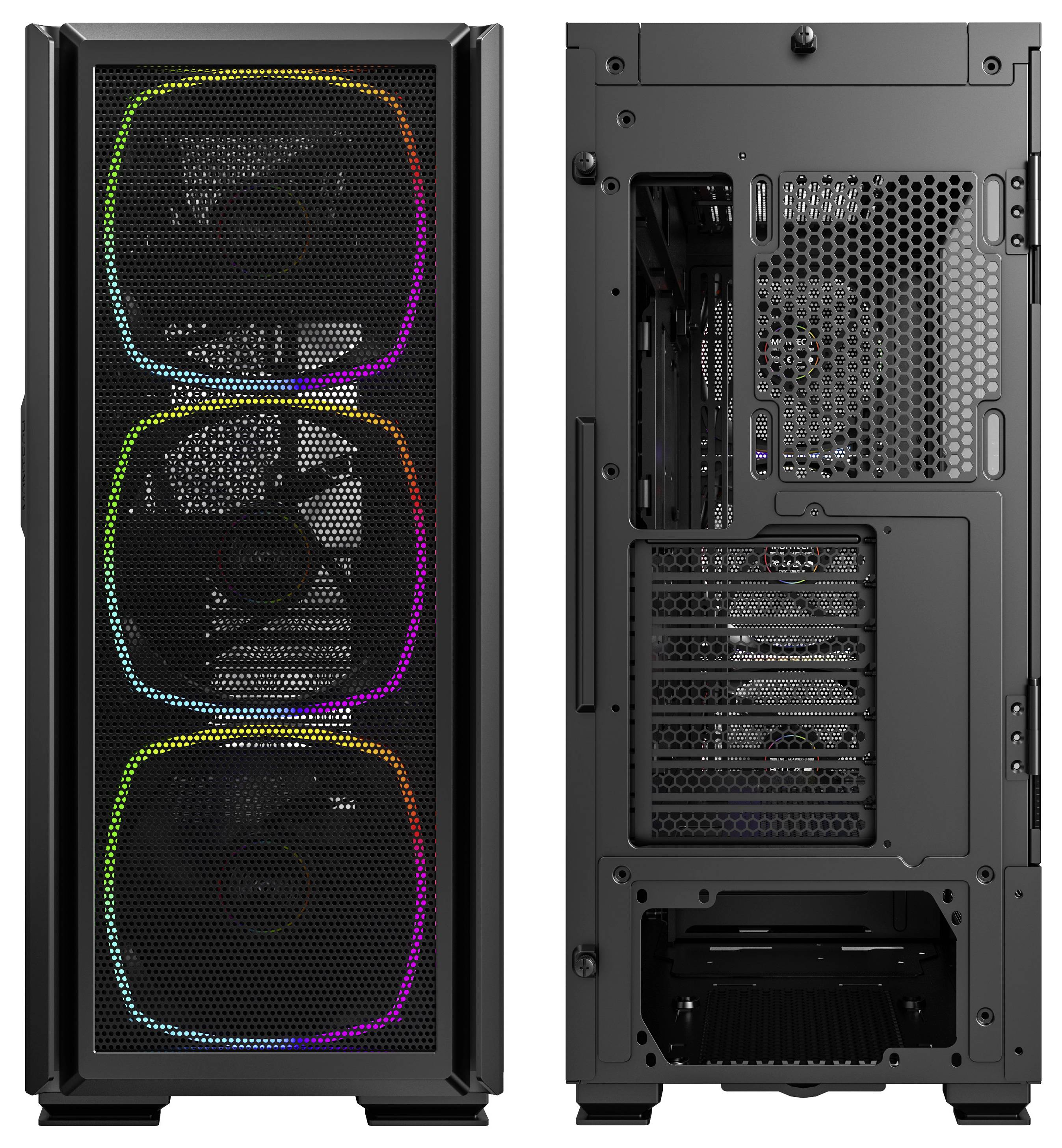 MONTECH SKY TWO GX Tempered Glass Midi-Tower PC-Gehäuse Schwarz