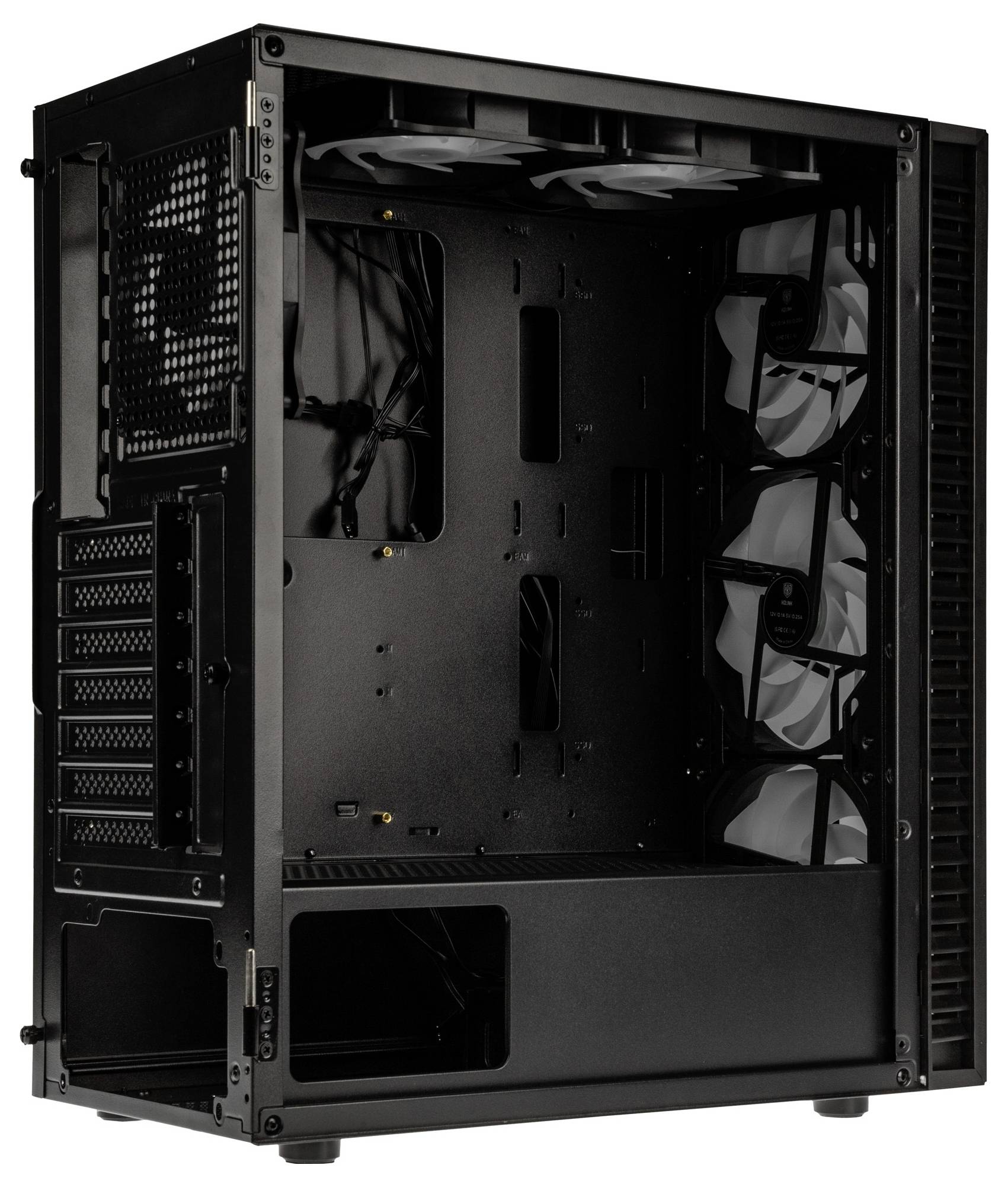 Kolink Observatory HF Plus Glass ARGB Midi-Tower PC-Gehäuse Schwarz