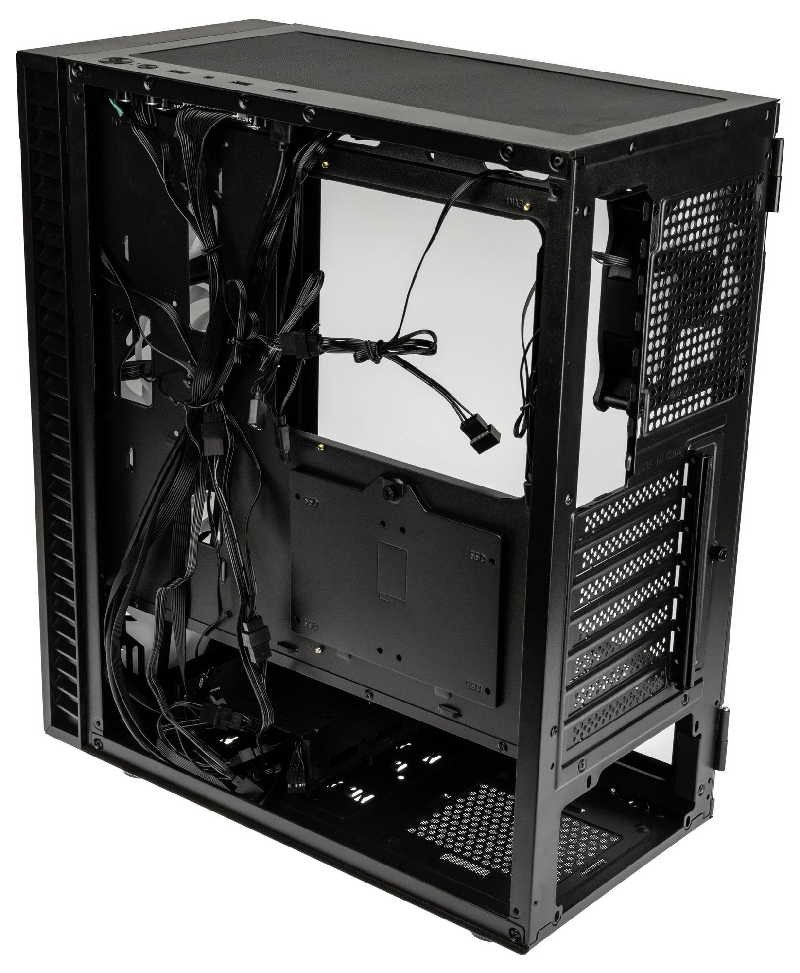 Kolink Observatory HF Plus Glass ARGB Midi-Tower PC-Gehäuse Schwarz