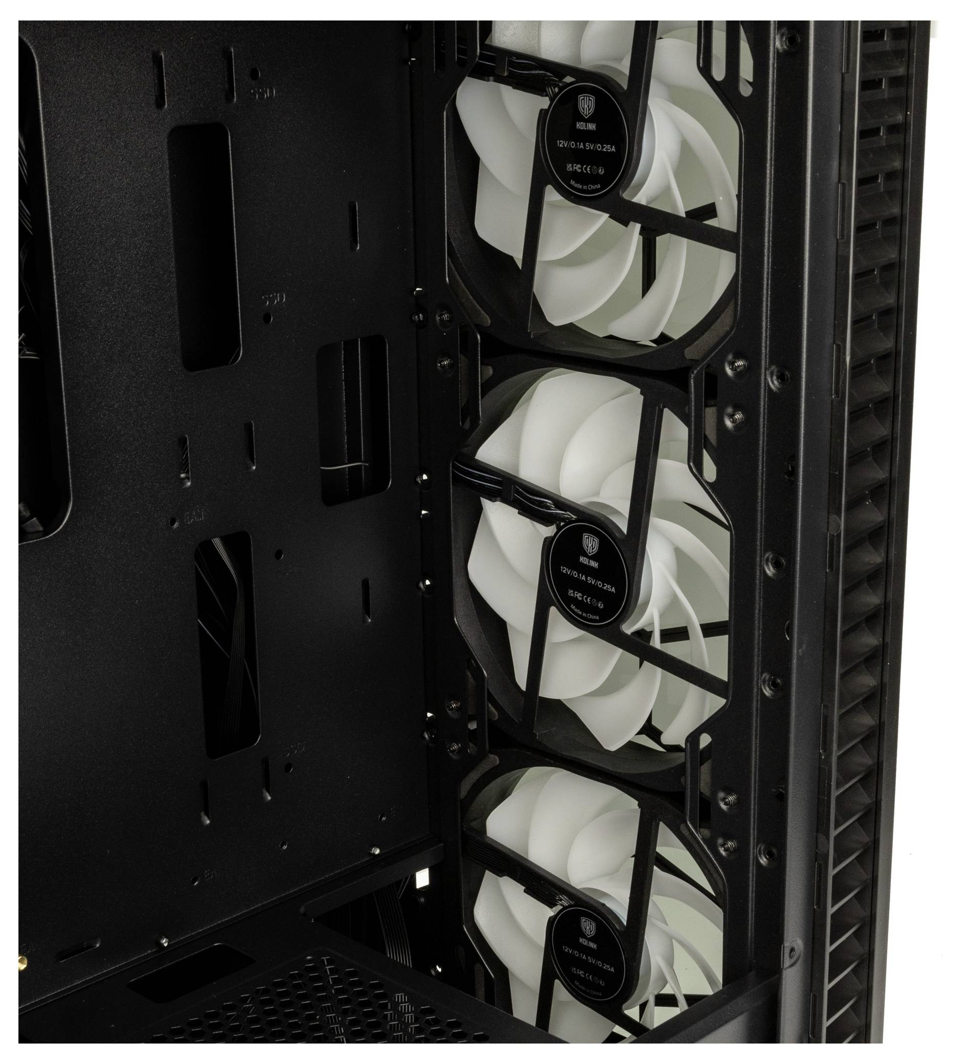 Kolink Observatory HF Plus Glass ARGB Midi-Tower PC-Gehäuse Schwarz