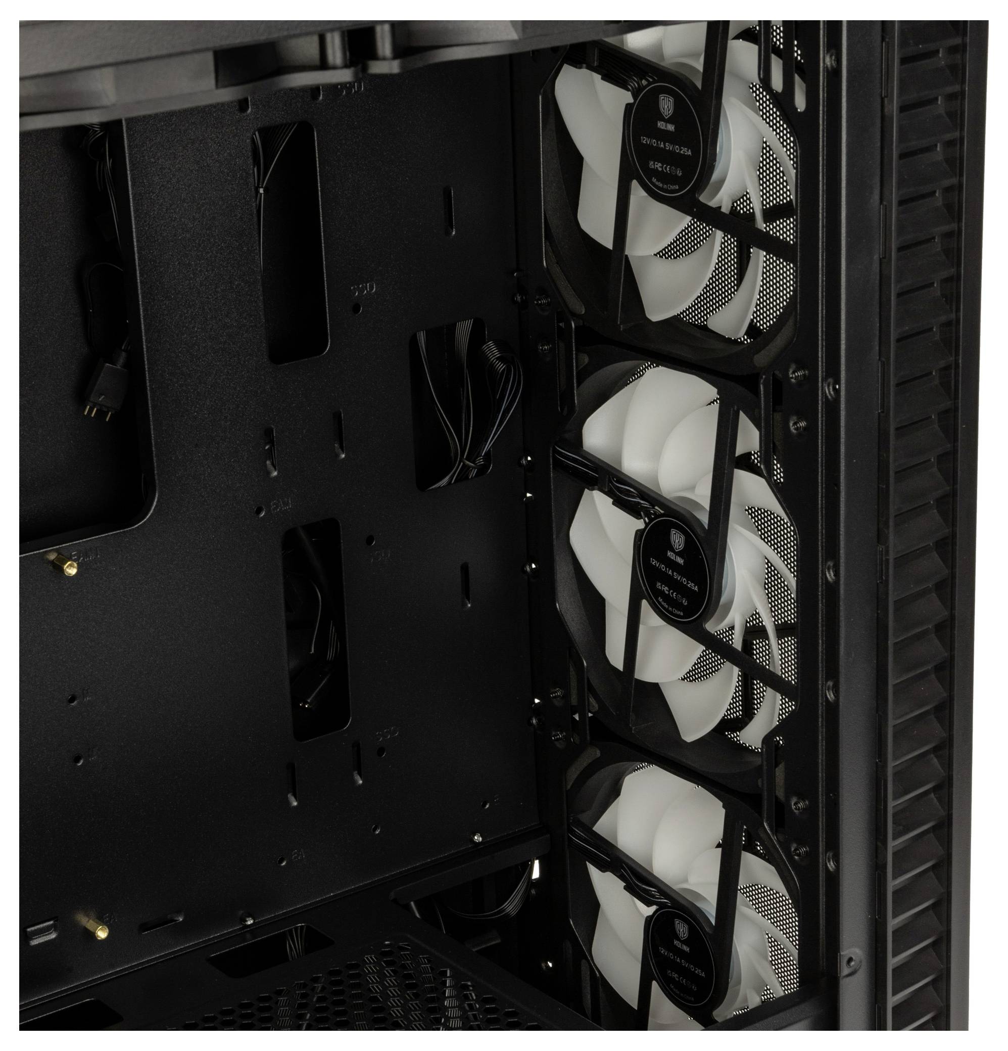 Kolink Observatory HF Plus Mesh ARGB Midi-Tower PC-Gehäuse Schwarz