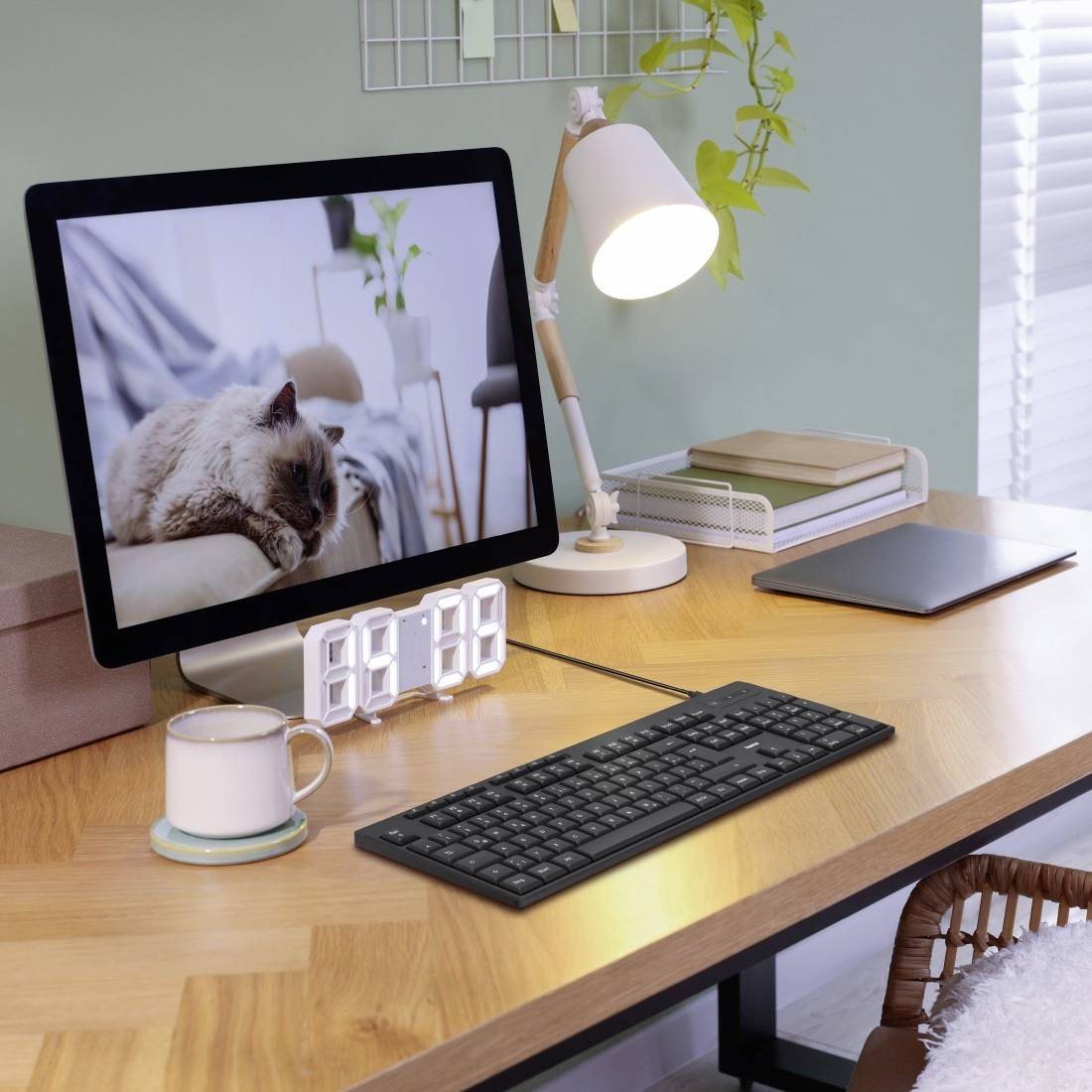 Hama CK-200 USB Tastatur Deutsch, QWERTZ Schwarz Multimediatasten