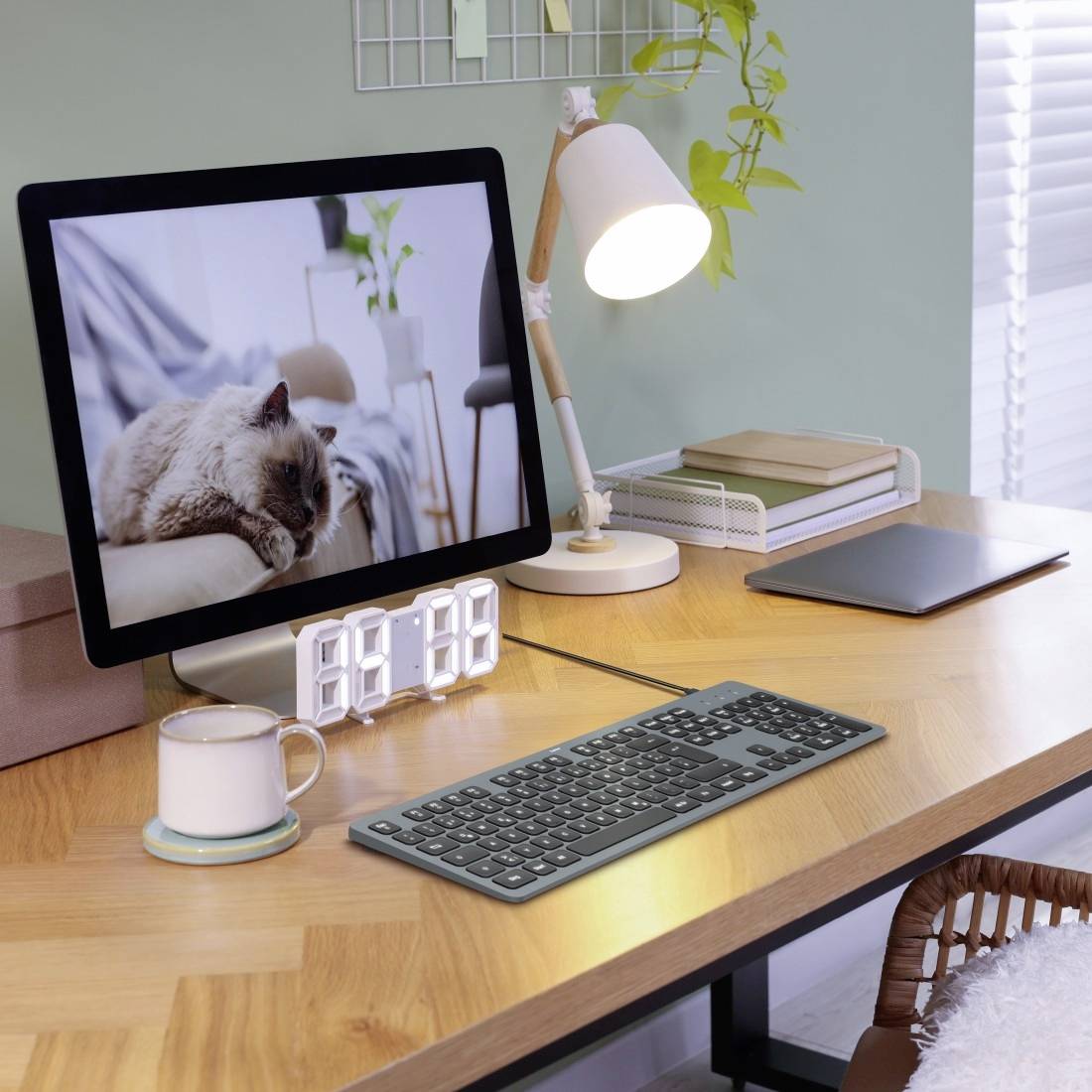 Hama CK-400 USB Tastatur Deutsch, QWERTZ Schwarz Multimediatasten