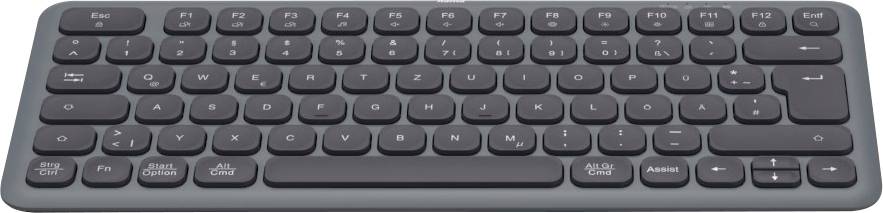 Hama WK-500 Funk Tastatur Deutsch, QWERTZ Schwarz