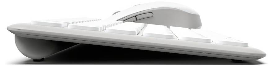 Hama WKM-500 Bluetooth® Tastatur, Maus-Set Deutsch, QWERTZ Weiß