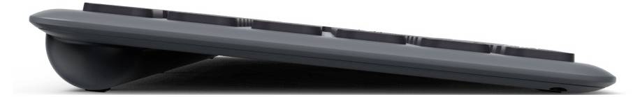 Hama WK-550 Funk Tastatur Deutsch, QWERTZ Schwarz Multimediatasten