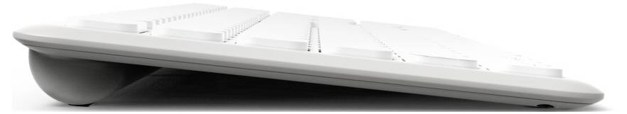 Hama WK-550 Funk Tastatur Deutsch, QWERTZ Weiß Multimediatasten