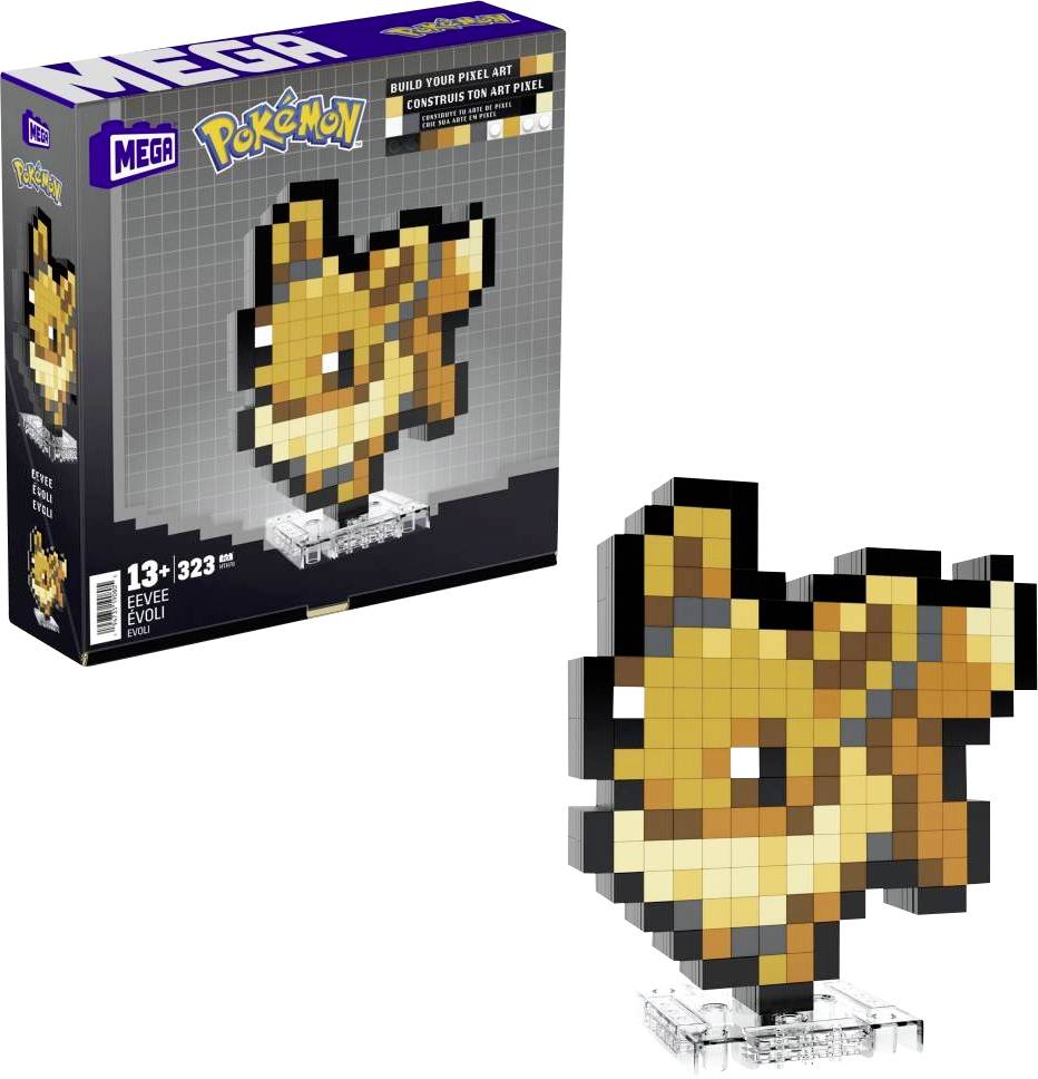 Mattel MEGA Pokémon Evoli Pixel HTH78 1 St.