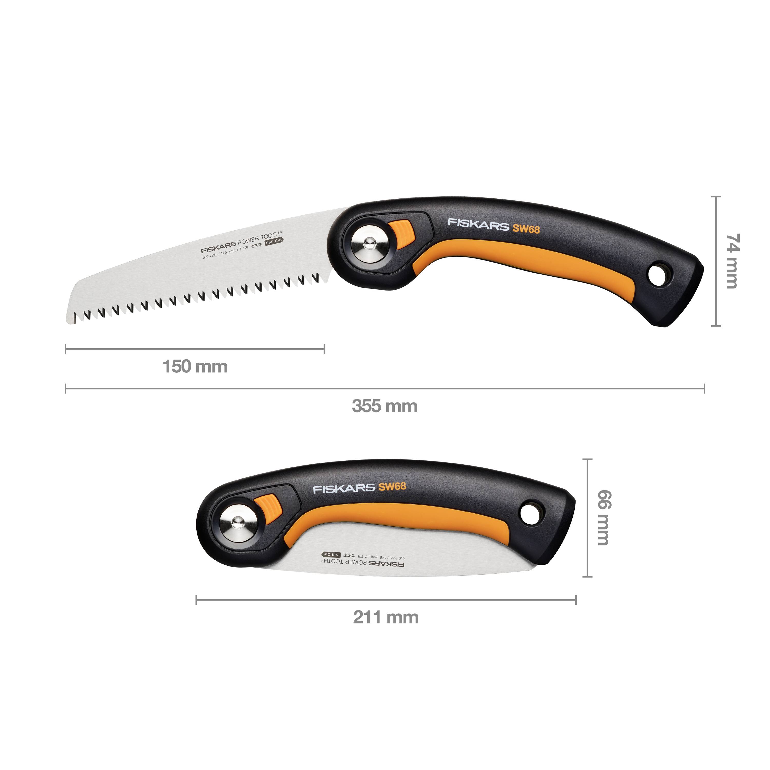 Fiskars 1067552 SW68 Hand Klappsäge 150 mm