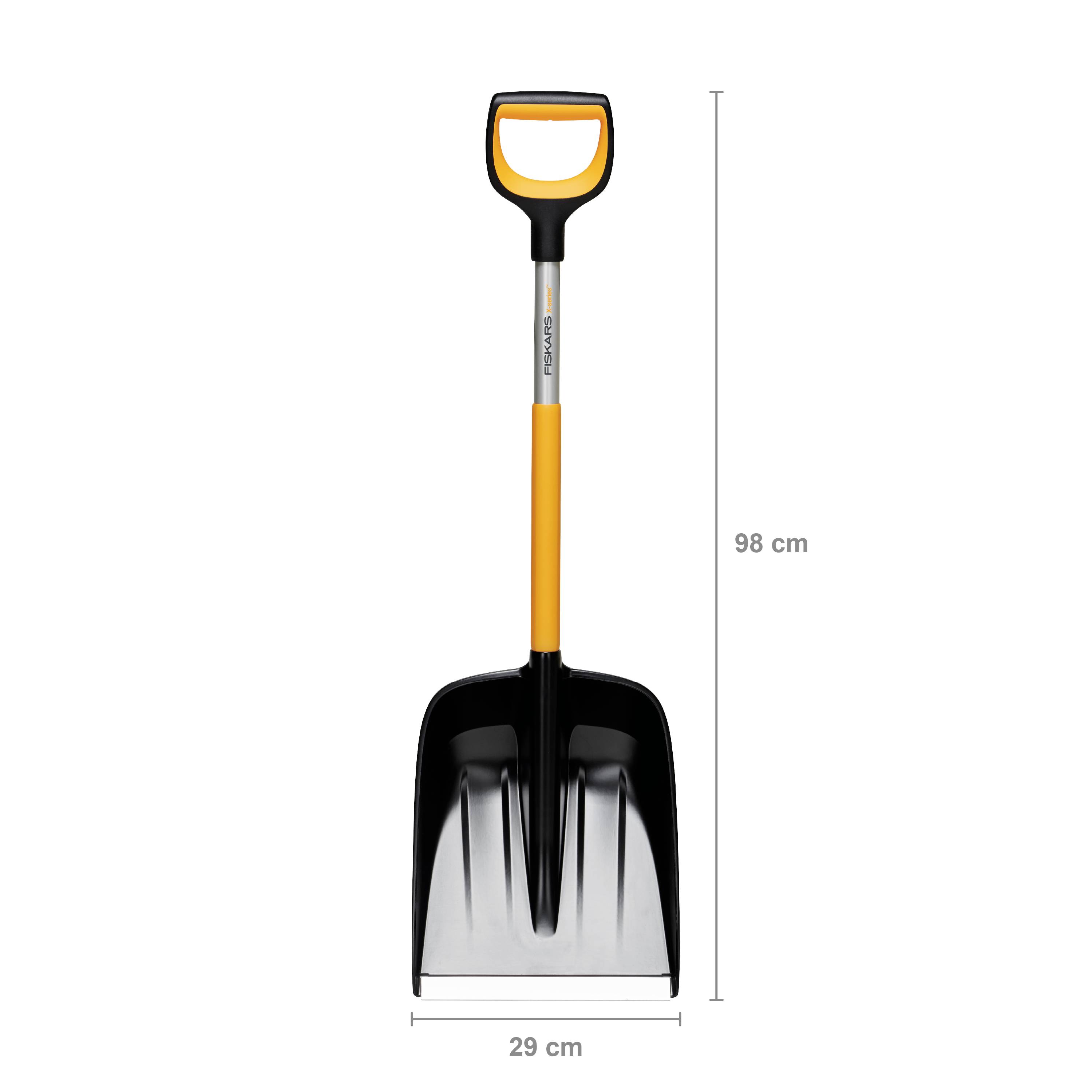 Fiskars 1057393 Schneeschaufel 290mm Aluminium, Kunststoff