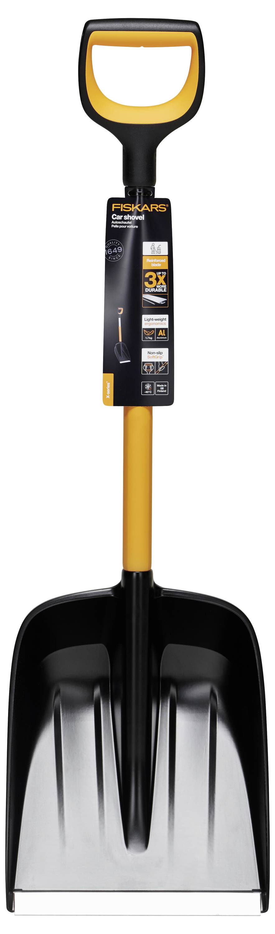 Fiskars 1057393 Schneeschaufel 290mm Aluminium, Kunststoff