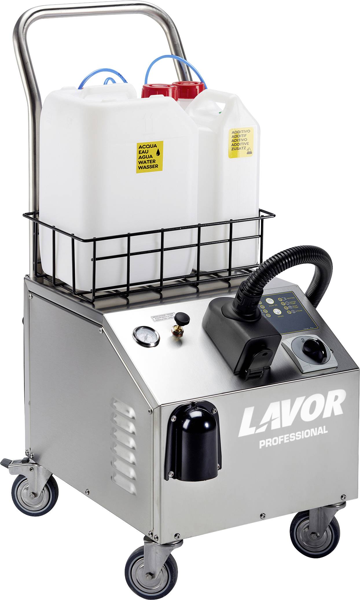 Lavor Dampfreiniger 8.458.0001-PS 8000W Edelstahl, Grau (matt)