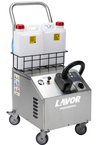 Lavor Dampfreiniger 8.458.0006-PS 5000W Edelstahl, Grau (matt)