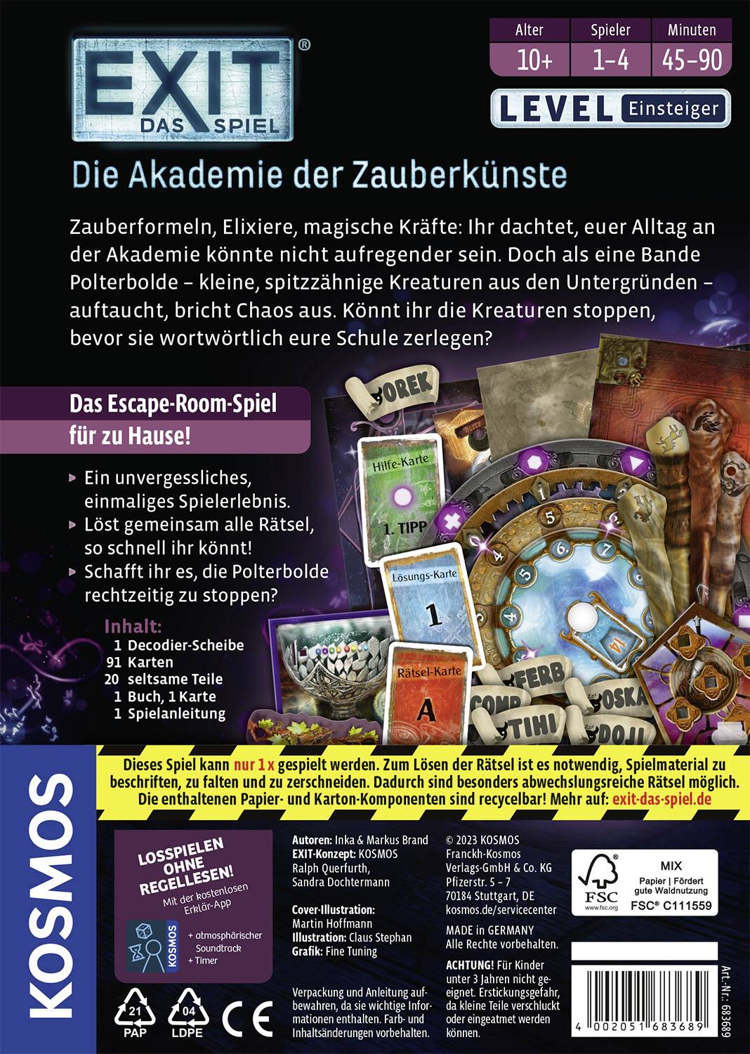 Kosmos EXIT® Das Spiel - Die Akademie der Zauberkünste (E) 683689