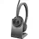 HP Poly Voyager 4320 UC Stereo On Ear Headset Bluetooth® Stereo Schwarz Noise Cancelling Lautstärke HP Poly Voyager 4320 UC Stereo On Ear Headset Bluetooth® Stereo Schwarz Noise Cancelling Lautstärke
