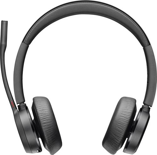 HP Poly Voyager 4320 UC Stereo On Ear Headset Bluetooth® Stereo Schwarz Noise Cancelling Lautstärke