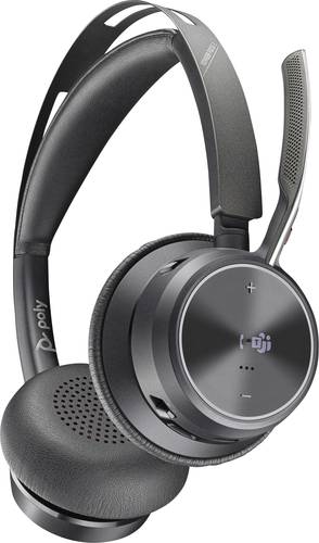 HP Poly Voyager Focus 2 Microsoft Teams Certified On Ear Headset Bluetooth® Stereo Schwarz Noise Ca