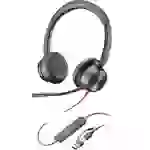 HP Poly Blackwire 8225 On Ear Headset kabelgebunden Stereo Schwarz Noise Cancelling Headset, Lautst HP Poly Blackwire 8225 On Ear Headset kabelgebunden Stereo Schwarz Noise Cancelling Headset, Lautst
