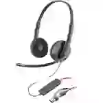 HP Poly Blackwire C3220 Over Ear Headset kabelgebunden Stereo Schwarz Headset, Lautstärkeregelung HP Poly Blackwire C3220 Over Ear Headset kabelgebunden Stereo Schwarz Headset, Lautstärkeregelung