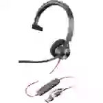 HP Poly Blackwire C3310-M On Ear Headset kabelgebunden Mono Schwarz Mikrofon-Rauschunterdrückung, N HP Poly Blackwire C3310-M On Ear Headset kabelgebunden Mono Schwarz Mikrofon-Rauschunterdrückung, N