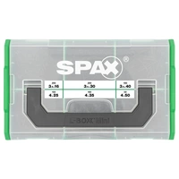 SPAX L-BOXX Mini 5000009162029 Schrauben-Satz 1St. SPAX L-BOXX Mini 5000009162029 Schrauben-Satz 1St.