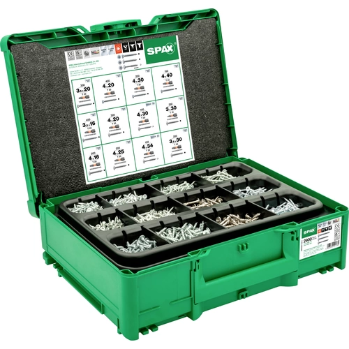SPAX systainer³ T-Loc Möbelbau 5000009172011 Schrauben-Satz 1 Set SPAX systainer³ T-Loc Möbelbau 5000009172011 Schrauben-Satz 1 Set