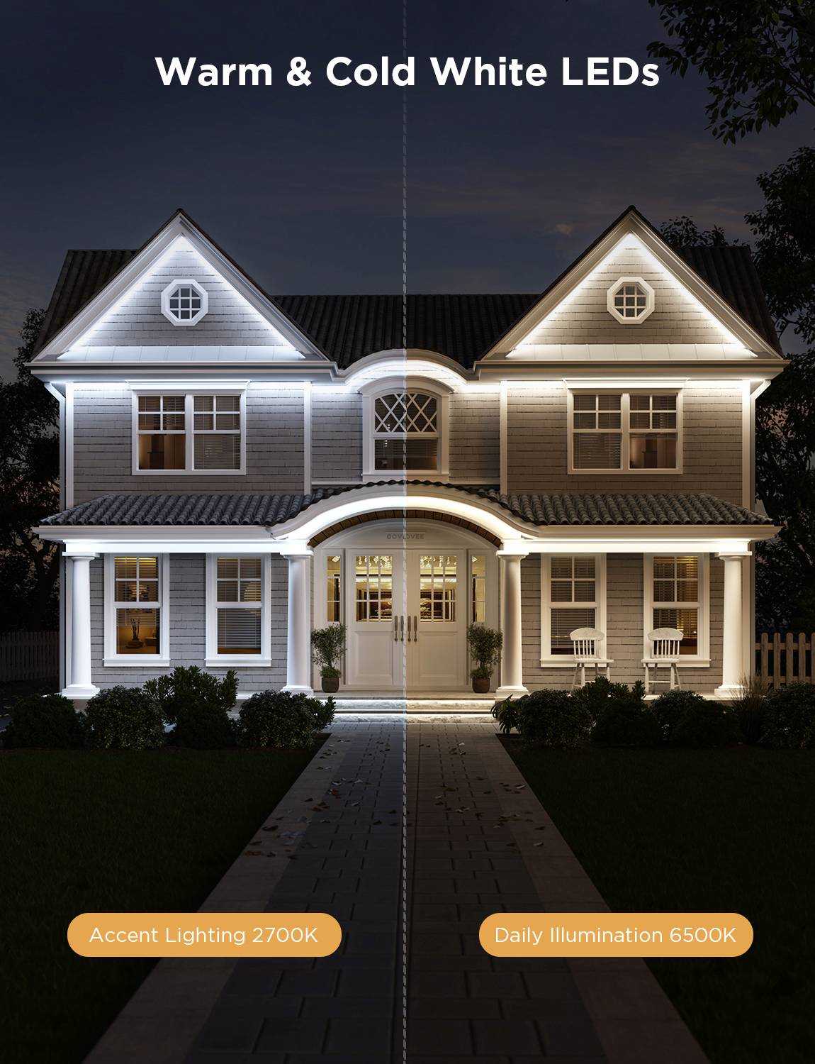 Govee LED Phantasy Outdoor Strip Light 10 Meter H70A13D1 LED-Lichtband 36 V 10 m RGB 1 St.