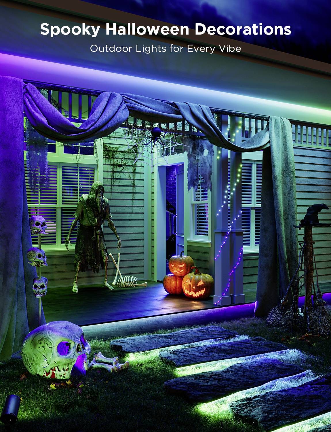 Govee LED Phantasy Outdoor Strip Light 10 Meter H70A13D1 LED-Lichtband 36V 10m RGB 1St.