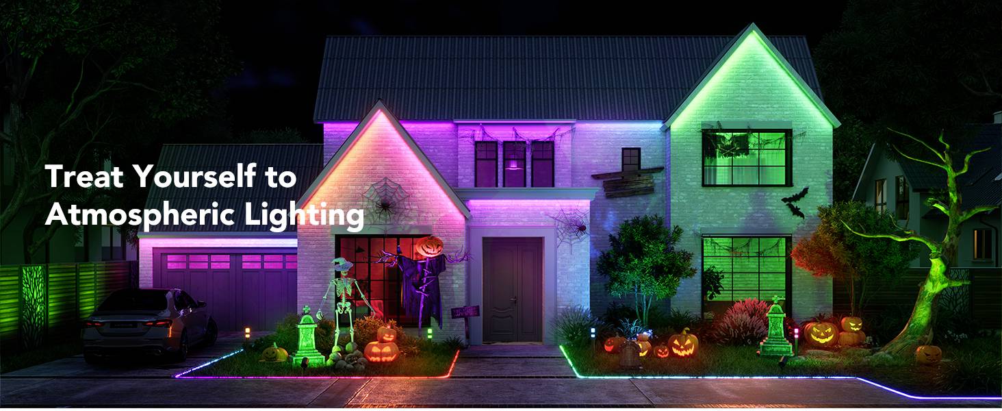 Govee LED Phantasy Outdoor Strip Light 10 Meter H70A13D1 LED-Lichtband 36V 10m RGB 1St.