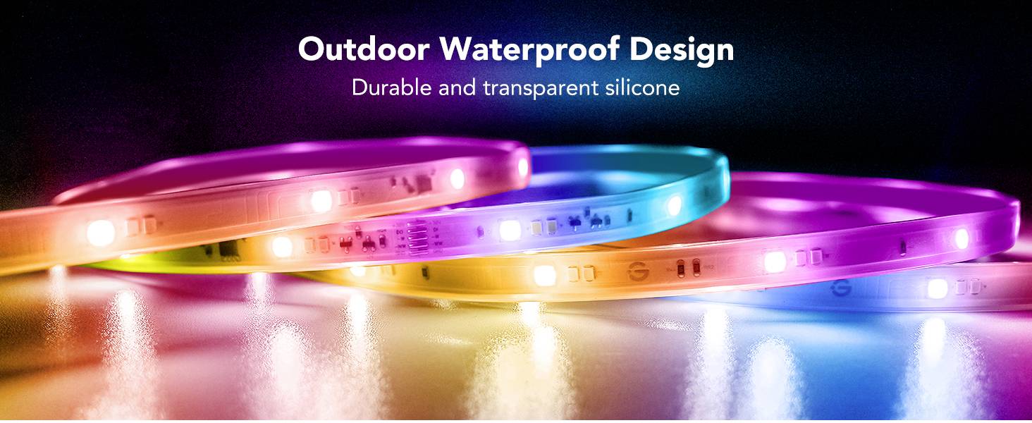 Govee LED Phantasy Outdoor Strip Light 10 Meter H70A13D1 LED-Lichtband 36V 10m RGB 1St.