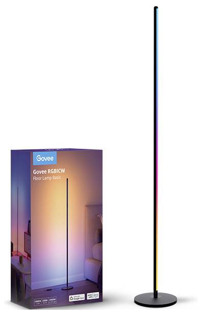 Govee Smart Corner Floor Lamp H6076312 LED-Stehlampe EEK: G (A - G) 24W LED Schwarz