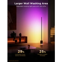 Govee Lyra Corner Floor Lamp with Speaker black H6079312 LED-Stehlampe Lavalampenleuchtmittel Schwarz Govee Lyra Corner Floor Lamp with Speaker black H6079312 LED-Stehlampe Lavalampenleuchtmittel Schwarz