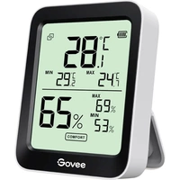 Govee Bluetooth Thermometer Hygrometer with Screen Funk-Thermo-/Hygrometer H5075001 Govee Bluetooth Thermometer Hygrometer with Screen Funk-Thermo-/Hygrometer H5075001