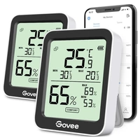 Govee Bluetooth Thermometer Hygrometer with Screen Funk-Thermo-/Hygrometer H5075001 Govee Bluetooth Thermometer Hygrometer with Screen Funk-Thermo-/Hygrometer H5075001