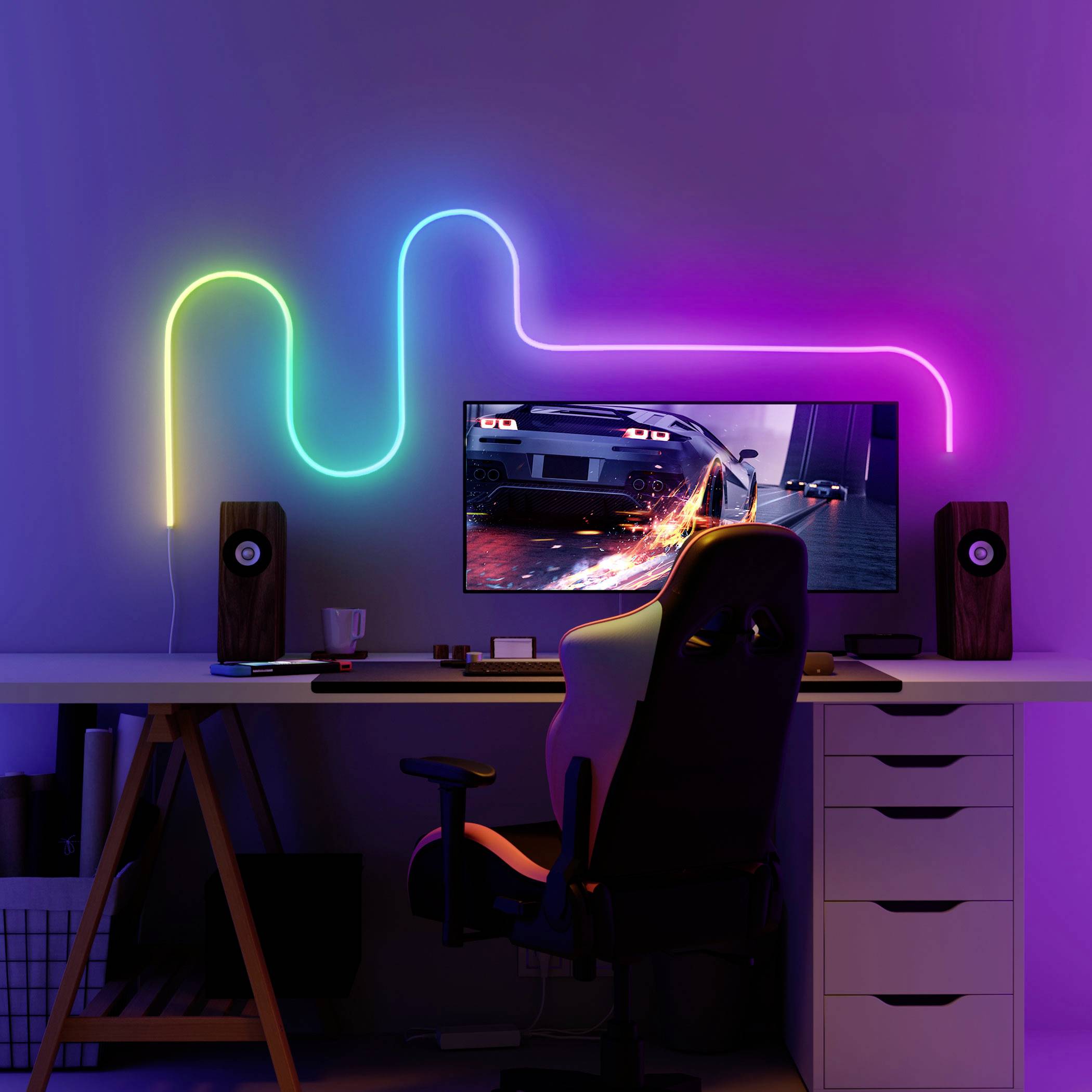 Govee RGBIC Neon Rope Light - 2m H61A1 LED-Streifen-Komplettset EEK: G (A - G) 2m 1St.
