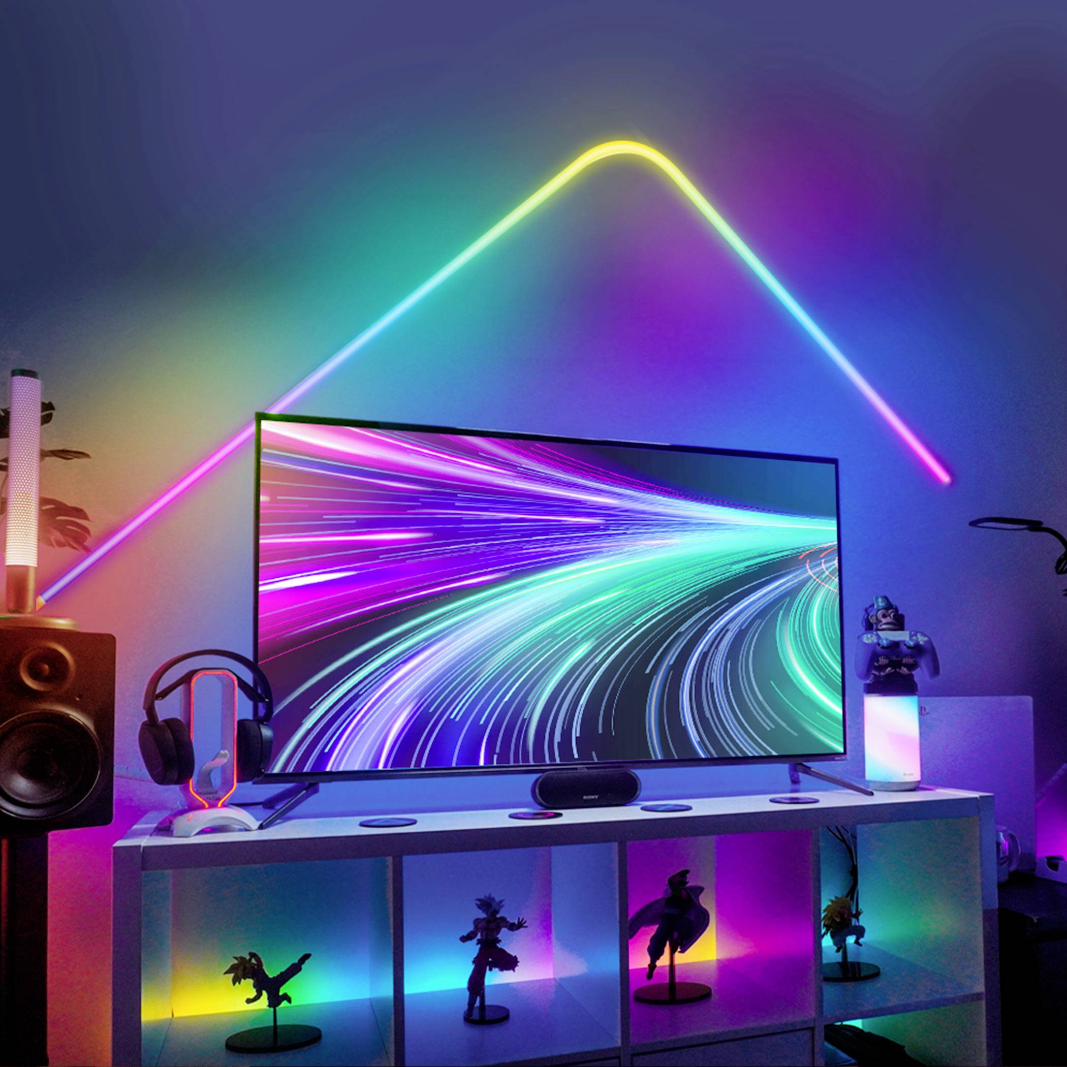 Govee RGBIC Neon Rope Light - 2m H61A1 LED-Streifen-Komplettset EEK: G (A - G) 2m 1St.