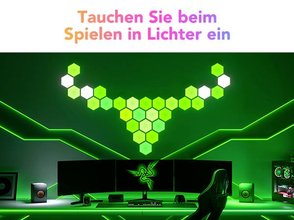 Govee 5 Glide Hexa Light Panels B6061 LED-Panel (Basis) EEK: G (A - G) 36W LED Weiß