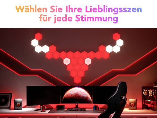 Govee 5 Glide Hexa Light Panels B6061 LED-Panel (Basis) EEK: G (A - G) 36W LED Weiß