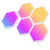Govee 5 Glide Hexa Light Panels B6061 LED-Panel (Basis) EEK: G (A - G) 36W LED Weiß Govee 5 Glide Hexa Light Panels B6061 LED-Panel (Basis) EEK: G (A - G) 36W LED Weiß