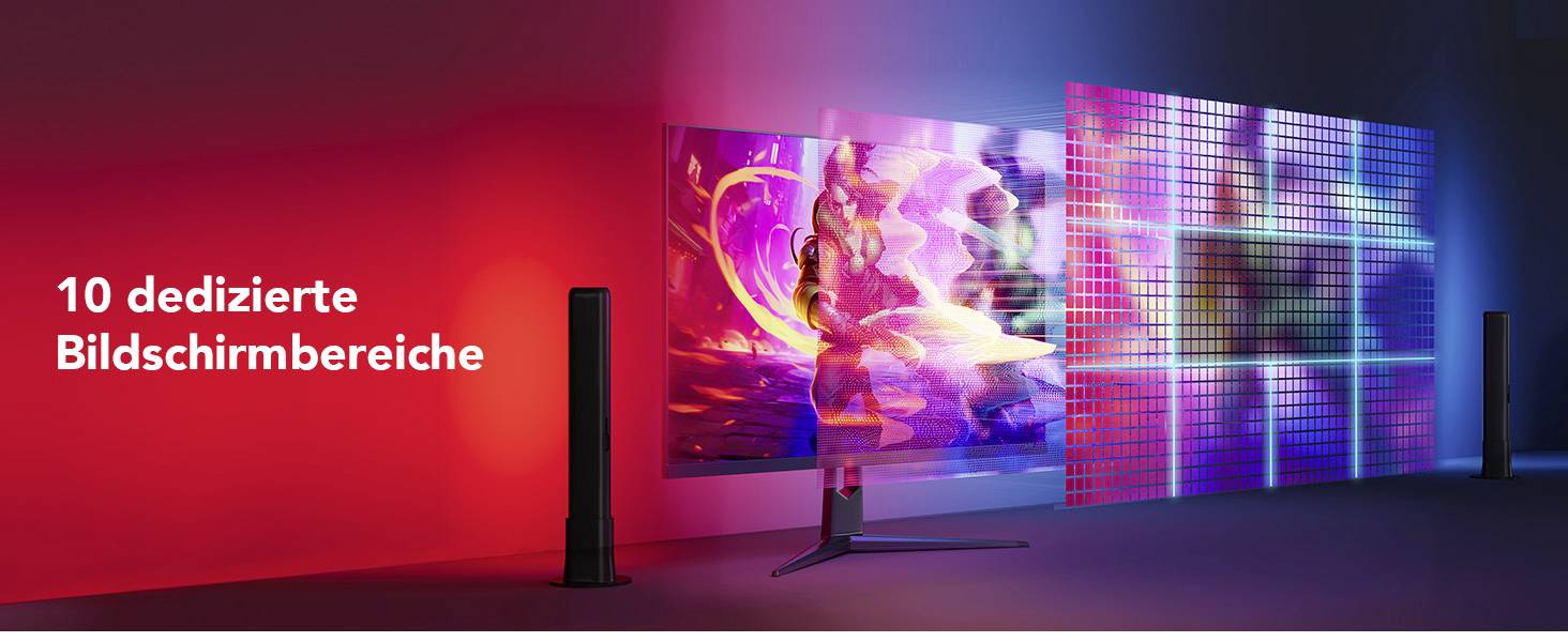 Govee PC Monitor Pro Kit for 27-34 inch Monitor H6608 LED-Lichtleisten-Komplettset EEK: G (A - G) 12 V, 100 V, 240V 1 Set