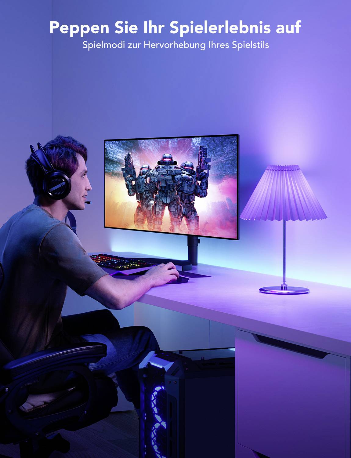 Govee H60093C1 LED EEK F (A - G) E27 Glühlampenform 13W RGB, Warmweiß app-gesteuert 1St.