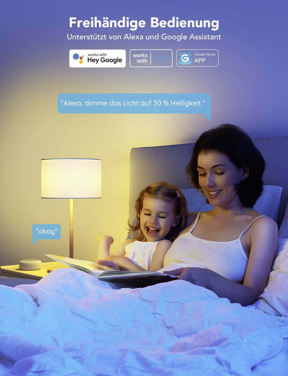 Govee H60093C1 LED EEK F (A - G) E27 Glühlampenform 13W RGB, Warmweiß app-gesteuert 1St.