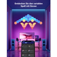 Govee Glide Hexa Light Panels Expansion Pack H1061002 LED-Panel (Erweiterung) EEK: G (A - G) LED Weiß Govee Glide Hexa Light Panels Expansion Pack H1061002 LED-Panel (Erweiterung) EEK: G (A - G) LED Weiß