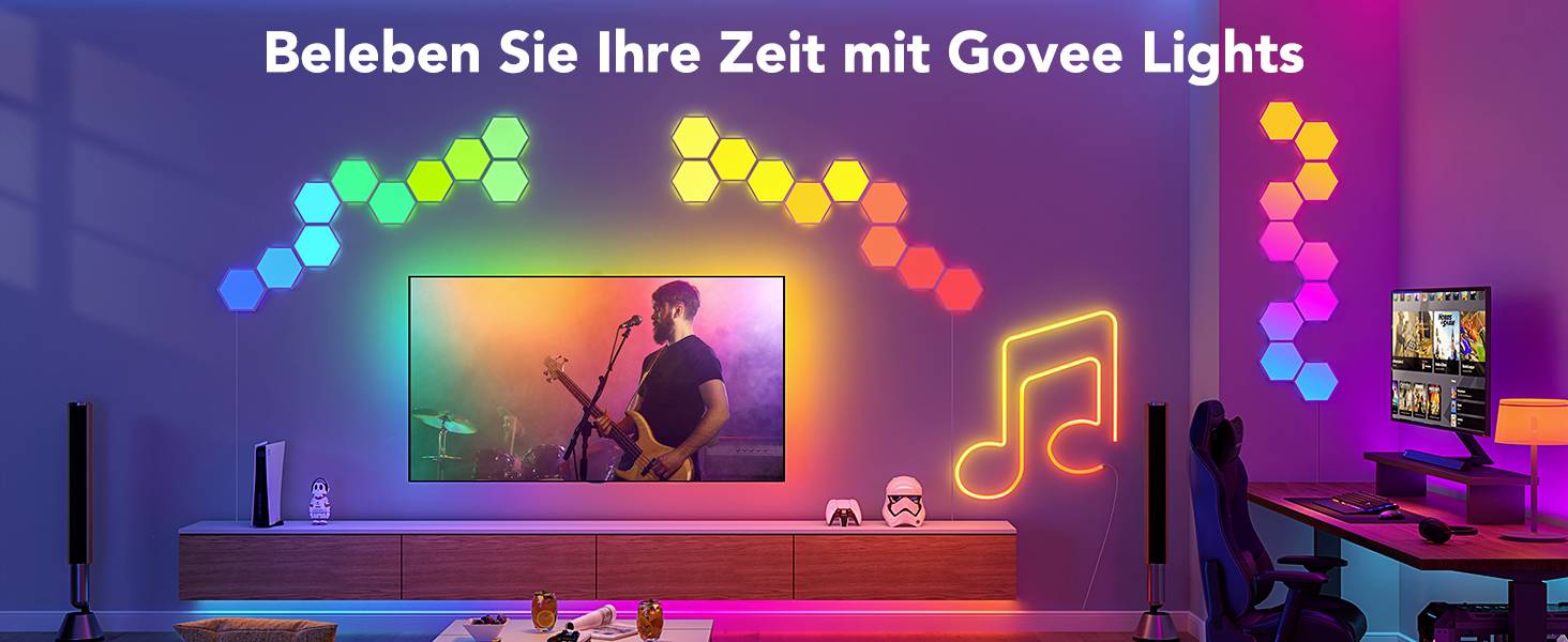 Govee Glide Hexa Light Panels Expansion Pack H1061002 LED-Panel (Erweiterung) EEK: G (A - G) LED Weiß