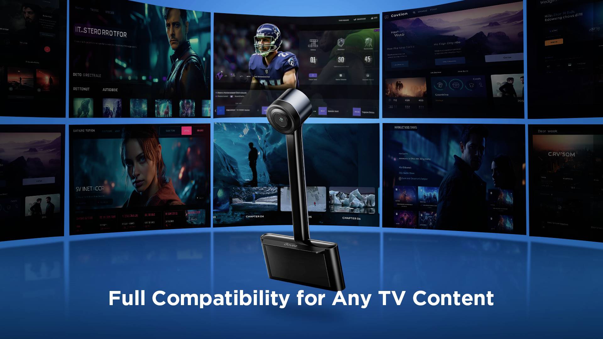 Govee Netflix Envisual TV Backlight 55~65 inch H6098CD1 LED-Lichtband 100 V, 240 V, 12V RGB 1 Set