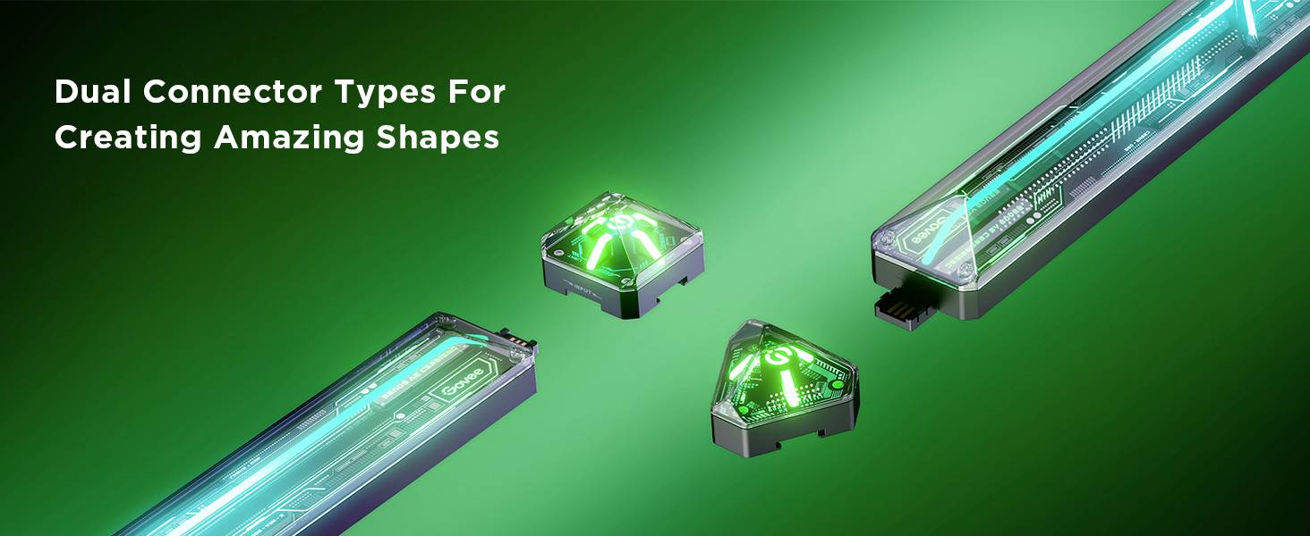 Govee Gaming Wall light H6063312 LED-Wandleuchte 72W LED-Modul Schwarz